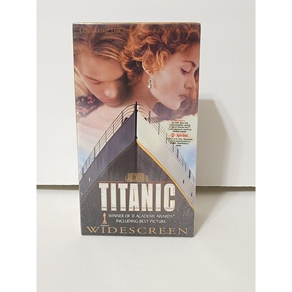 Titanic VHS 1998 2-Tape Set Widescreen Edition NEW SEALED THX Digitally Mastered - Picture 1 of 5
